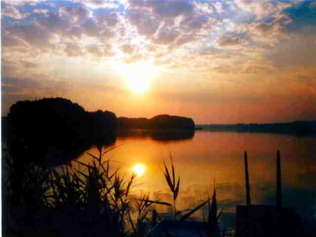 Sonnenaufgang am Carwitzer See